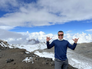 Cumbre en el Kilimanjaro